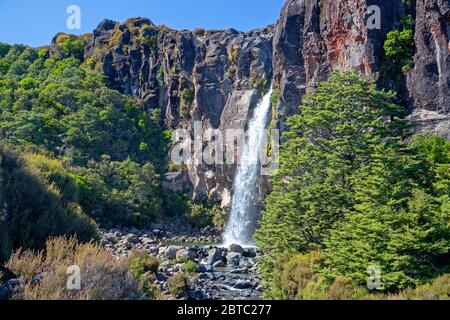 Taranaki Falls Foto Stock