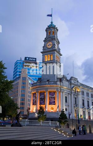 Municipio, quartiere Centrale degli Affari, Auckland, Isola del Nord, Nuova Zelanda Foto Stock