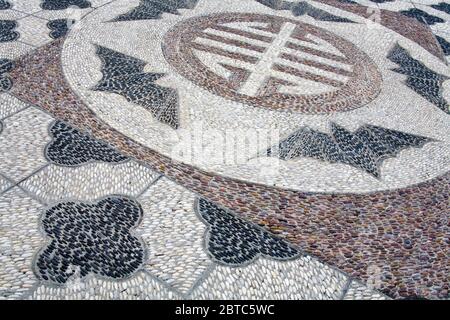 Giardino Cinese, Dunedin, quartiere Centrale degli Affari, Distretto di Otago, Isola del Sud, Nuova Zelanda Foto Stock