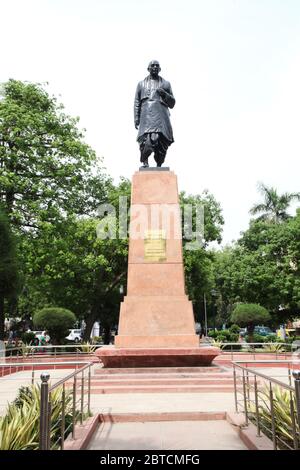 Statua di Sardar Vallabhbhai Patel a Patel Chowk, a Nuova Delhi, India, Statua dell'unità, (Foto Copyright © Saji Maramon) Foto Stock