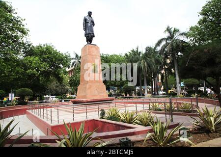 Statua di Sardar Vallabhbhai Patel a Patel Chowk, a Nuova Delhi, India, Statua dell'unità, (Foto Copyright © Saji Maramon) Foto Stock