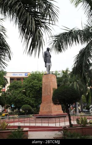 Statua di Sardar Vallabhbhai Patel a Patel Chowk, a Nuova Delhi, India, Statua dell'unità, (Foto Copyright © Saji Maramon) Foto Stock