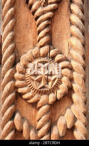 Decorazioni Legno Intagliato Stile Europeo - 12 Pezzi 4x4cm | Per Mobili, Porte E Pareti - Foto 6