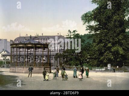 Place Royal, Spa, Belgio ca. 1890-1900 Foto Stock