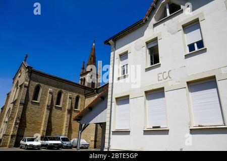 Chiesa, Dizimieu, Isère, Francia Foto Stock