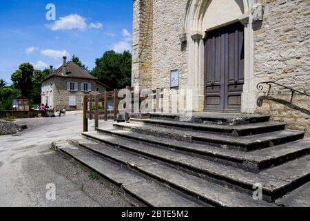 Chiesa, Dizimieu, Isère, Francia Foto Stock