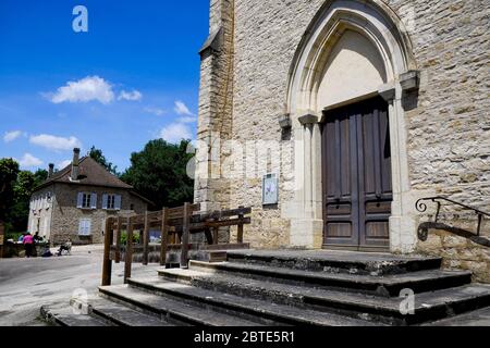 Chiesa, Dizimieu, Isère, Francia Foto Stock