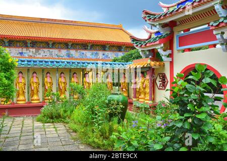 PENANG, MALESIA - 2 SETTEMBRE 2015 : Tempio Buddista di Kek Lok si a Georgetown sull'isola di Penang. KEK Lok si è il più grande tempio buddista della Malesia Foto Stock