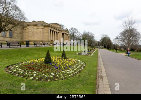 WESTERN Park a Sheffield, South Yorkshire Foto Stock