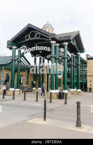 Morrisons Supermarket a Sheffield, Hillsborough Barracks Foto Stock