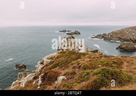 Cap Sizun in bretagna francia Foto Stock