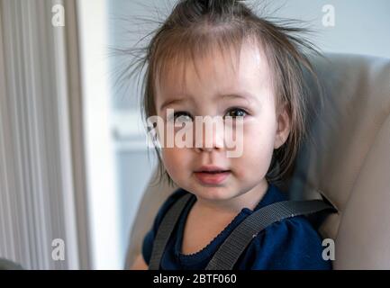 Sorridente di due anni Foto Stock