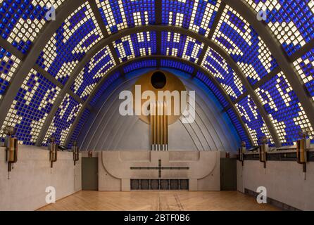 Brema, Böttcherstraße, Haus Atlantis, 1930/31 nach Entwürfen von Bernhard Hoetger erbaut, Himmelssaal Foto Stock