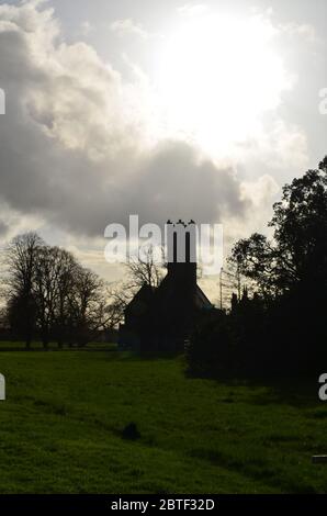 Bella vista Abbazia di Agostinian ad Adare Irlanda. Foto Stock