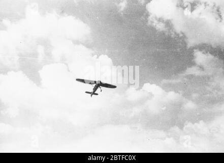 Fieseler Fi 156 Storch over Koslowitschi Operation Barbarossa - invasione tedesca della Russia, 1941 - 15° Divisione infantile della Divisione Turingia-Kurhessen Foto Stock