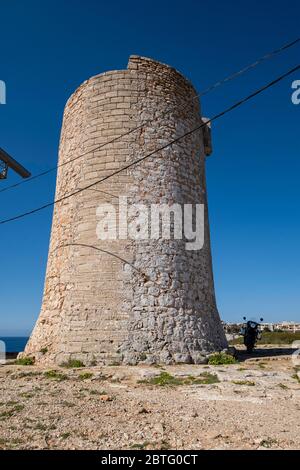 Torre den Beu, . Santanyi, Maiorca, Isole Baleari, Spagna. Foto Stock