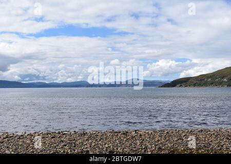 Splendida vista sulla costa occidentale della Scozia Foto Stock