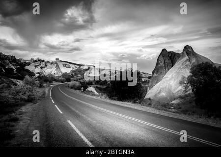 Immagini di cappodocia formazioni rocciose in Turchia Foto Stock