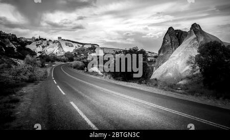 Immagini di cappodocia formazioni rocciose in Turchia Foto Stock