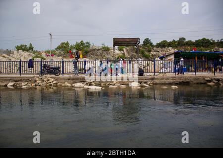 Jabalpur, Madhya Pradesh/India : 28 gennaio 2020 - Bhedaghat Nagar Palika, Bhedaghat Foto Stock