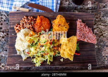 Cucina tradizionale balinese. Bali, Indonesia Foto Stock