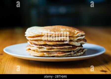 Pila di pancake Foto Stock
