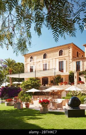 Belmond la Residencia Hotel Dea, Mallorca, Baleari, Spagna Foto Stock