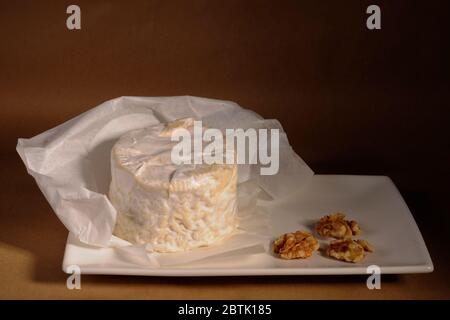 formaggio francese morbido e cremoso Foto Stock