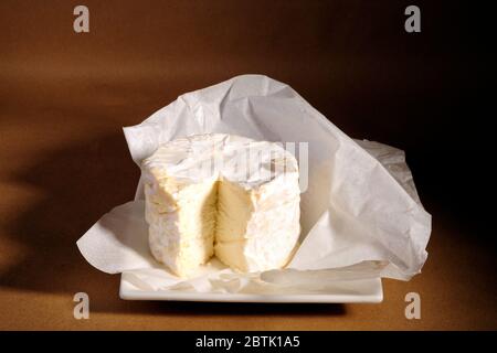 formaggio francese morbido e cremoso Foto Stock