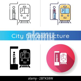 Icona della metropolitana Illustrazione Vettoriale
