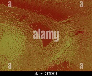 Grafica wavepaper effetto onda marea con spazio per il testo, spazio per la copia, concetto per vulcano, lava, magma, roccia fusa, calore Foto Stock