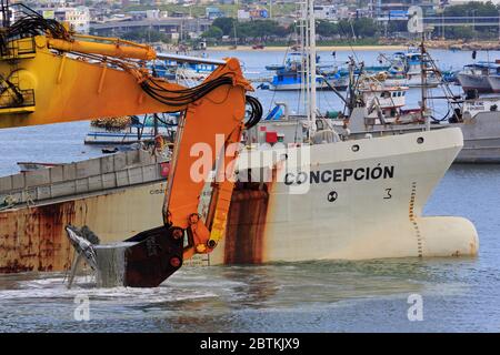 Drager, Porto di Manta, Provincia di Manabi, Ecuador, Sud America Foto Stock