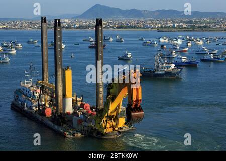 Drager, Porto di Manta, Provincia di Manabi, Ecuador, Sud America Foto Stock