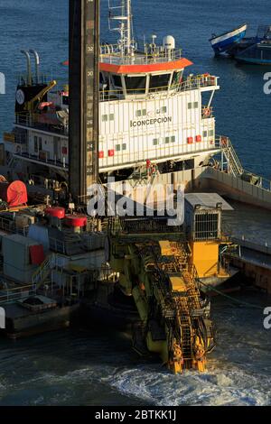 Drager, Porto di Manta, Provincia di Manabi, Ecuador, Sud America Foto Stock