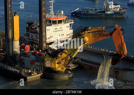 Drager, Porto di Manta, Provincia di Manabi, Ecuador, Sud America Foto Stock