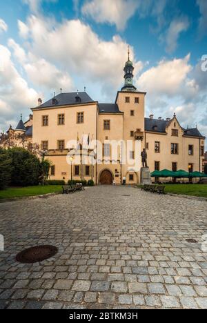 Palazzo reale del 15 ° secolo nel centro di Kutna Hora, Patrimonio dell'Umanità dell'UNESCO, Repubblica Ceca Foto Stock