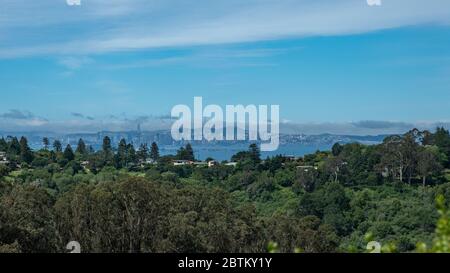 San Francisco da lontano, escursioni, da Oakland, California Foto Stock