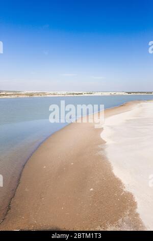 Bacino inferiore del fiume Indo vicino Thatta, Thatta, provincia di Sindh, Pakistan, Asia meridionale, Asia Foto Stock