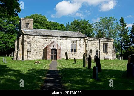 Chiesa di St Margaret nel villaggio di Millington, East Yorkshire, Inghilterra, Regno Unito Foto Stock