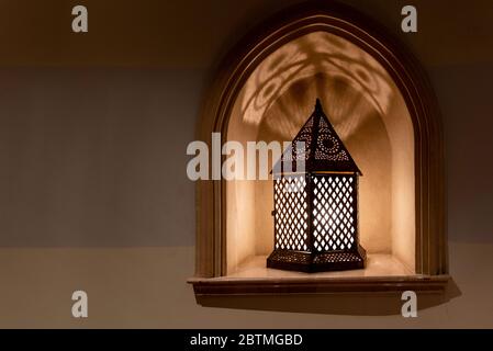 Lanterna araba ornamentale - Ramadan sfondo Foto Stock