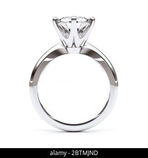 jullery 3d con anello diamantato Foto Stock