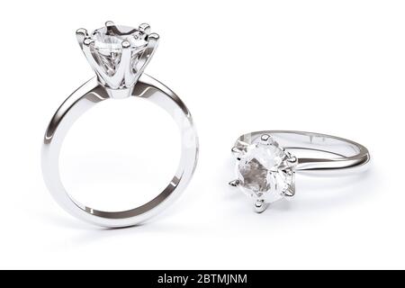 jullery 3d con anello diamantato Foto Stock