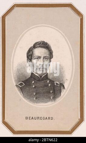 Pierre Gustave Toutant Beauregard. Foto Stock