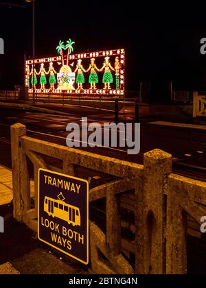 Blackpool Illuminations 2019 Seafront Lancashire Inghilterra Foto Stock