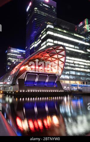 Canary Wharf, Londra Foto Stock