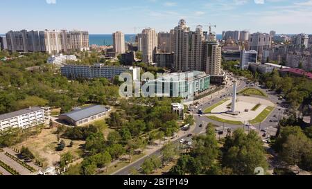 odessa ucraina nuovi edifici vista arial Foto Stock