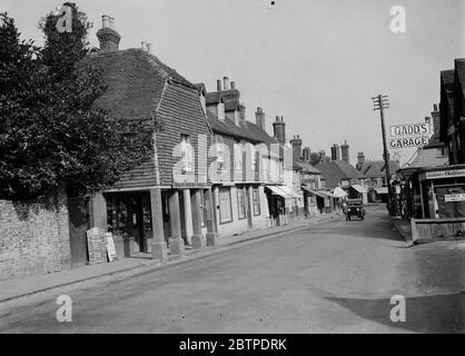 Case antiche , Lamberhurst . 1937 Foto Stock