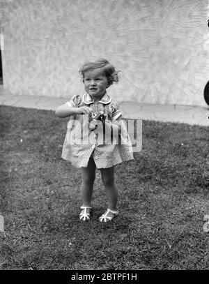 Baby Ann Mapstone . 30 giugno 1938 Foto Stock