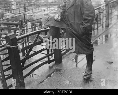 Personalità del mercato. 1936 Foto Stock