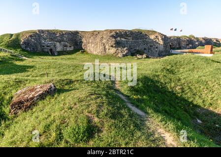 Le rovine di Fort Douamont in Francia Foto Stock